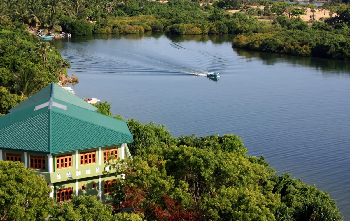 Batticaloa lagoon seen from the lighthouse