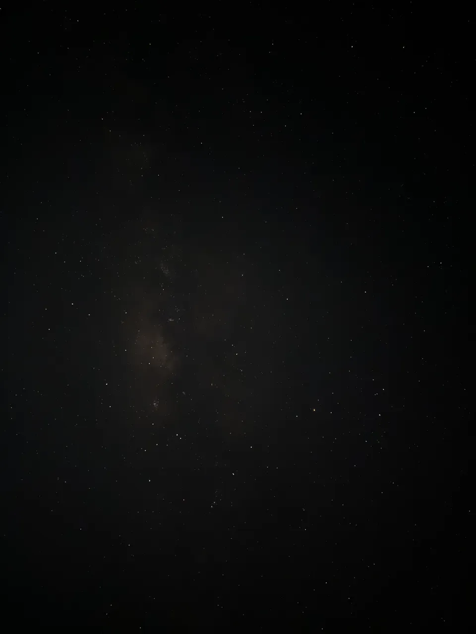 The Milky Way core in a dark sky